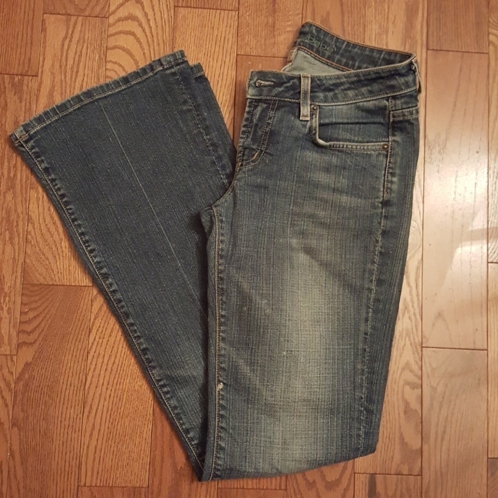 𝅺bebe  jeans made in USA.